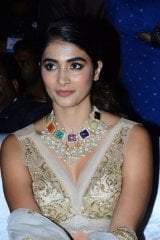 Pooja Hegde at Maharshi Movie Pre Release Event